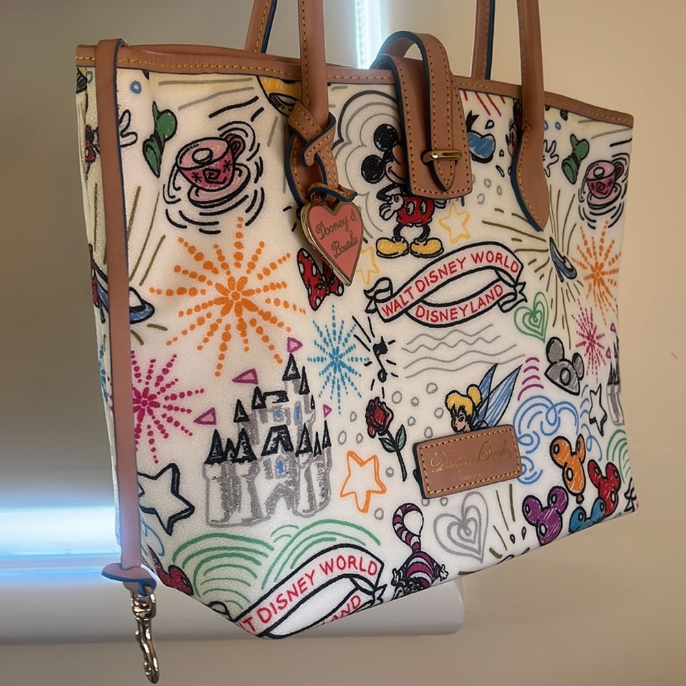 Disney Dooney & Bourke Disney Handbag Purse Minnie Mickey Retired Authentic
